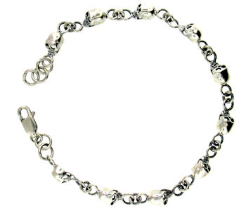 sterling silver bracelet WBR173