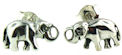 sterling silver elephant earrings style WEE0413