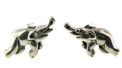 model WEE0836 elephant earrings larger view