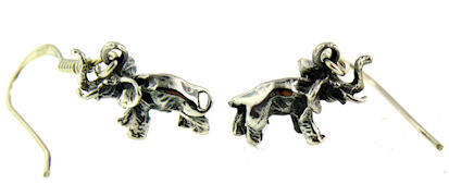 model WEE1101 elephant earrings larger view