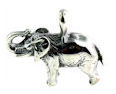 sterling silver elephant pendant WEP0593