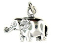 sterling silver elephant pendant WEP0640