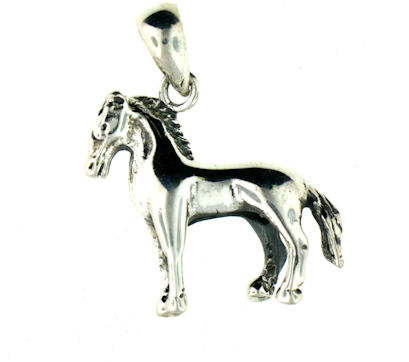 WHP0100 Horse Pendant ENLARGED