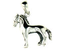 sterling silver horse pendant WHP0100