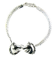sterling silver horse bracelet WLBR42