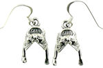 sterling silver horse earrings WLHE1208