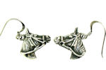 sterling silver horse earrings WLHE537