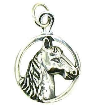 WLPD175 Horse Pendant ENLARGED