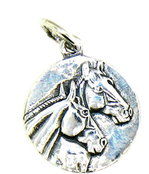 WLPD536 Horse Pendant ENLARGED