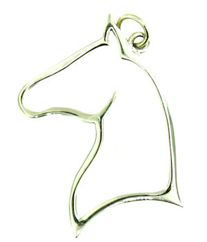 WLPD565 Horse Pendant ENLARGED