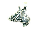 sterling silver horse pendant WLPD86