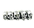 sterling silver skull ring WLR470