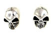 sterling silver skull earrings WSE1082
