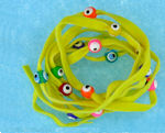 Evil Eye 11465 bracelet yellow with mixed eyes
