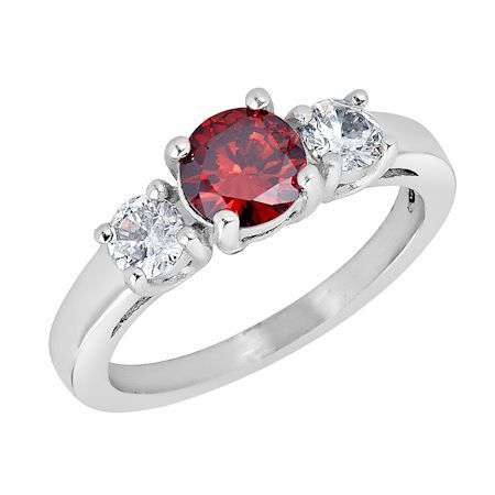 ZRJ4143 January CZ Birthstone Ring