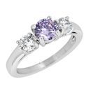 ZRJ4148 cz birthstone ring