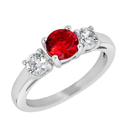 ZRJ4151 July CZ Birthstone Ring