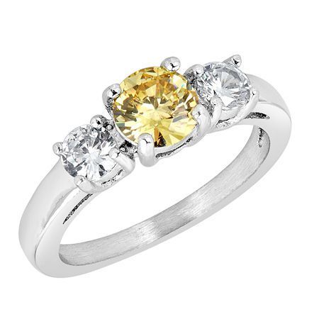 ZRJ4154 November CZ Birthstone Ring